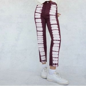 NWOT PACSUN TIE DYE HIGH WAIST JEANS
